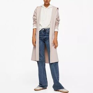 Mango Oversized Hooded Coat